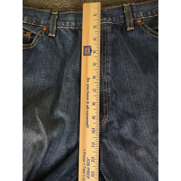 Polo Ralph Lauren Jeans Mens 36x34 Blue Hayden Relaxed Fit Straight Leg Y2K Logo - Picture 5 of 11